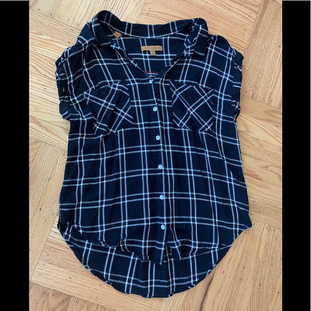 Short sleeve flannel